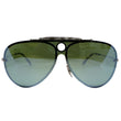 Ray-Ban RB3581N 003/30 Blaze Shooter Sunglasses Green Silver Mirror Lens