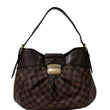 LOUIS VUITTON Sistina MM Damier Ebene Shoulder Bag Brown