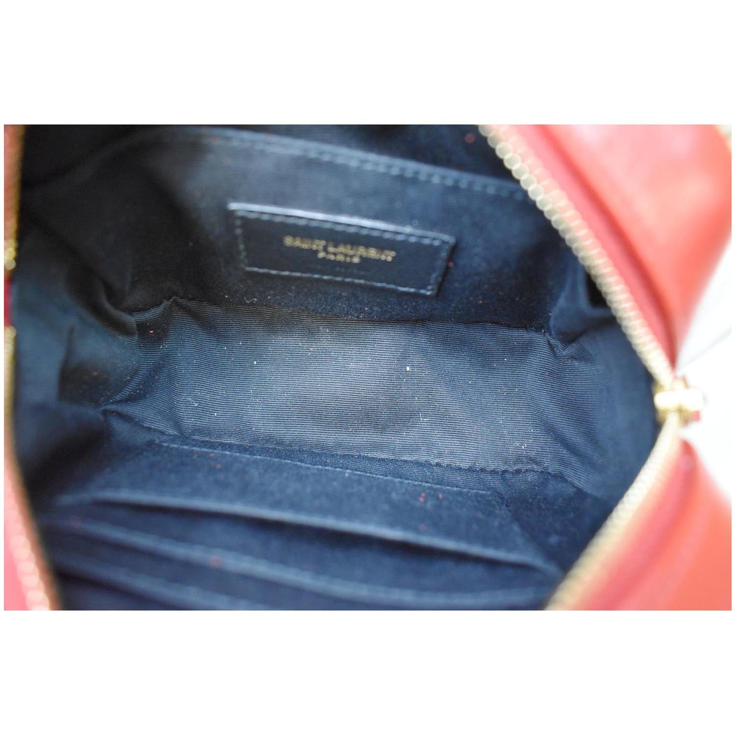Saint Laurent Leather Baby Lou Belt Bag in Pink