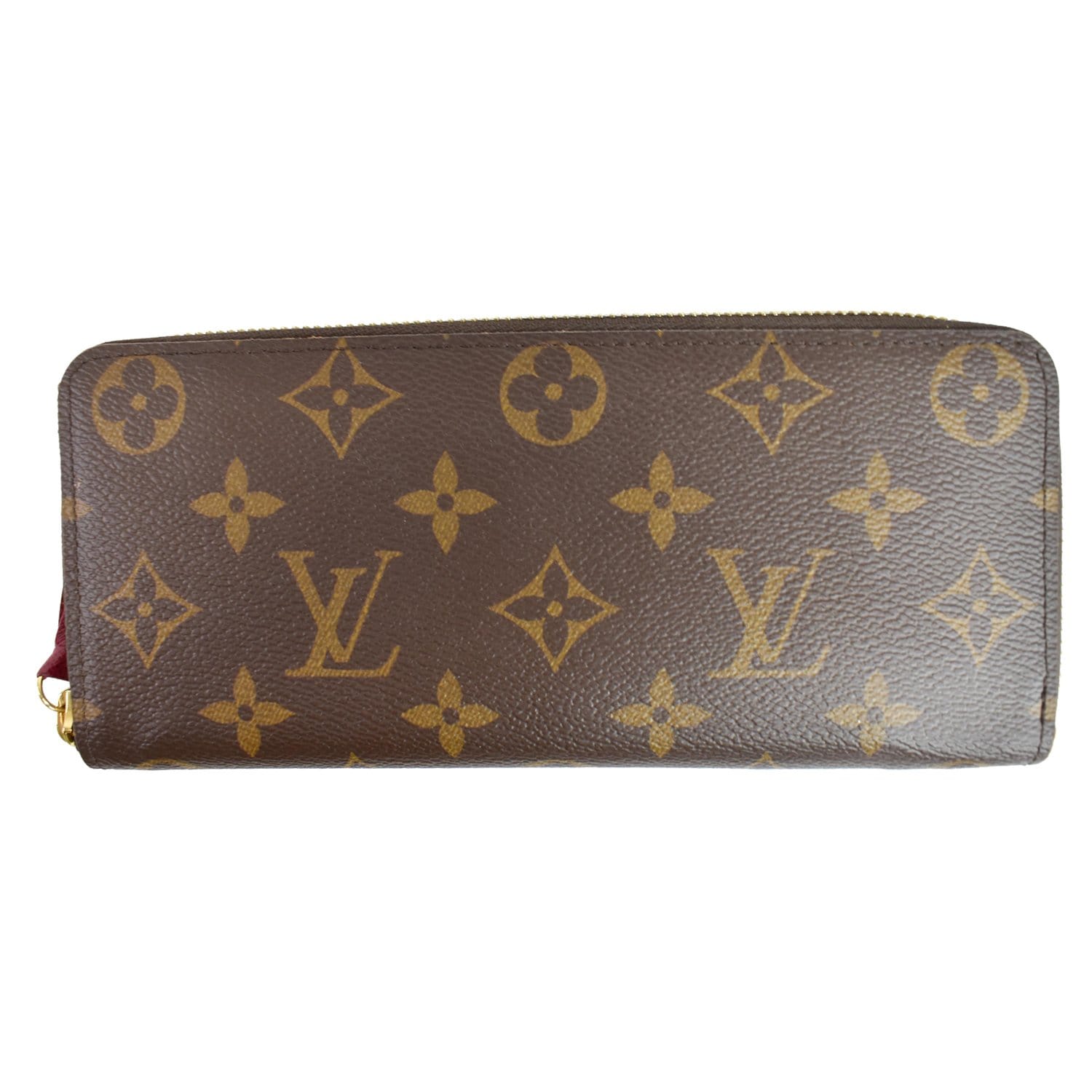 Clemence leather wallet Louis Vuitton Brown in Leather - 28145489