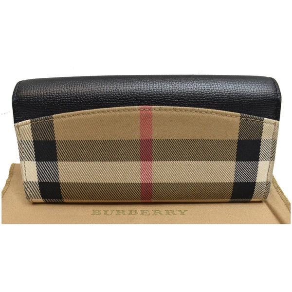 Burberry Porter Continental House Check Leather Wallet - Beige | DDH