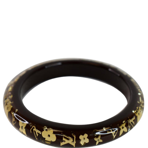 LOUIS VUITTON Monogram Inclusion TPM Bracelet Brown