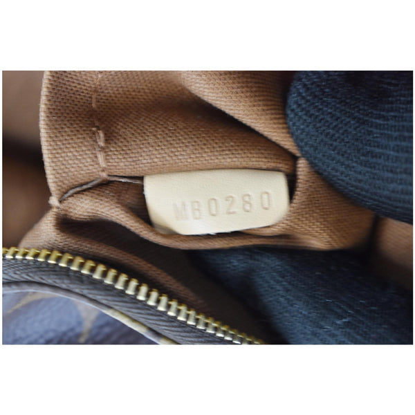 LOUIS VUITTON Mini Pochette Damier Ebene Accessories Pouch Brown