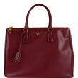 PRADA Lux Large Saffiano Leather Tote Bag Red