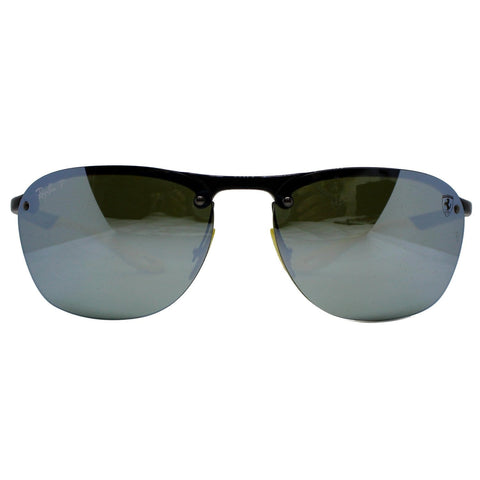 RAY-BAN RB4302M F624H1 Sunglasses Silver Mirror Polarized Chromance Lens