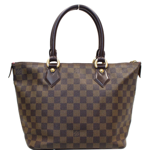 LOUIS VUITTON Saleya PM Damier Ebene Tote Shoulder Bag Brown - 15% OFF