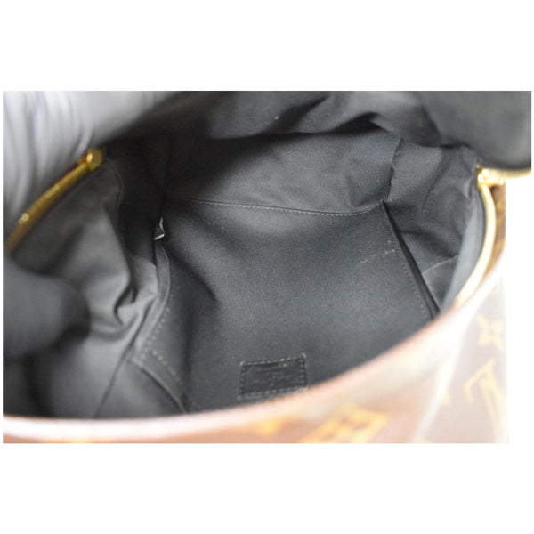Louis Vuitton Palm Springs Mini Monogram Canvas Bag - black interior