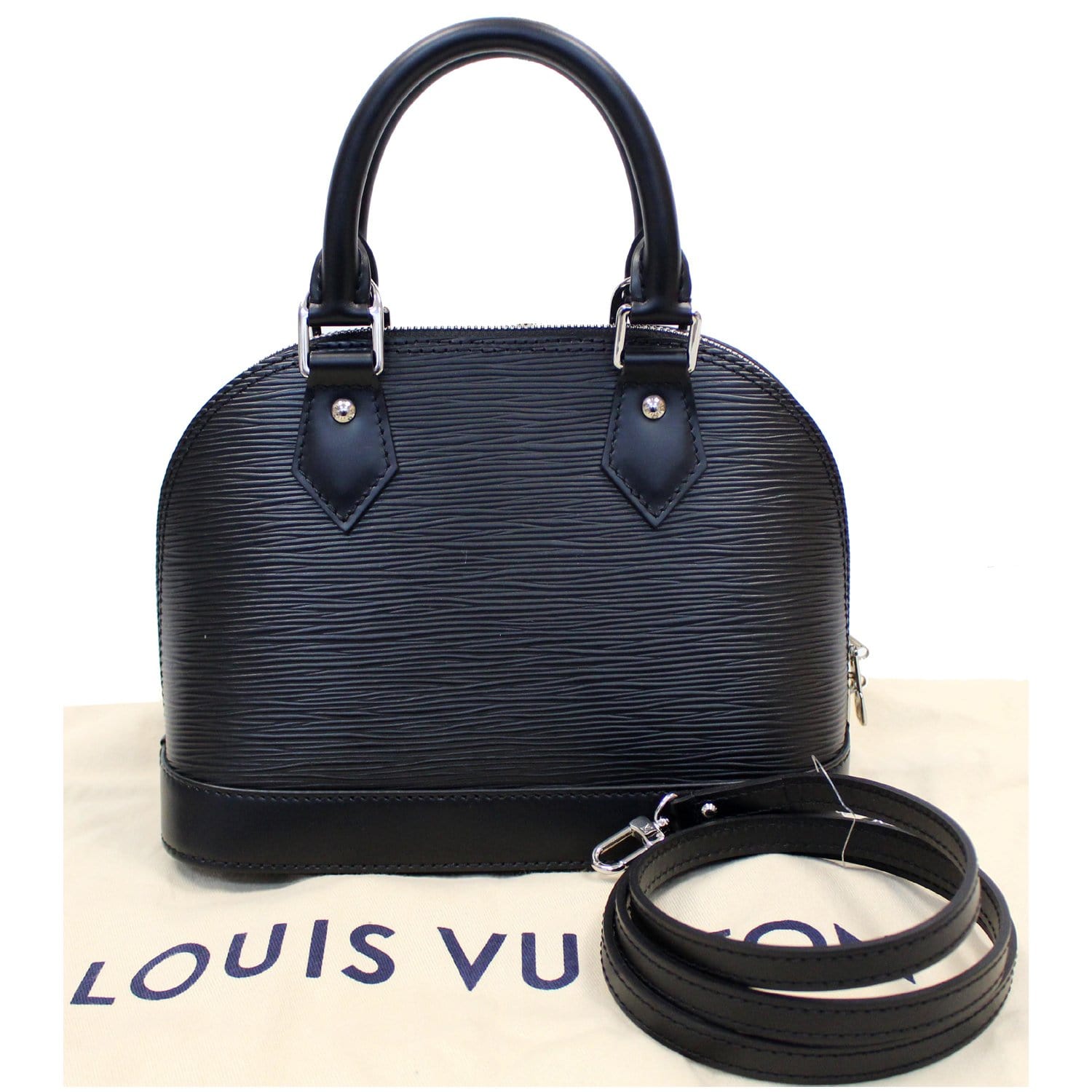 Louis Vuitton Black Epi Alma BB
