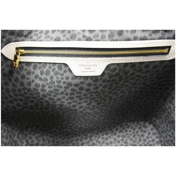 Louis Vuitton Neverfull MM Wild At Heart Monogram Canvas Tote Bag Cream