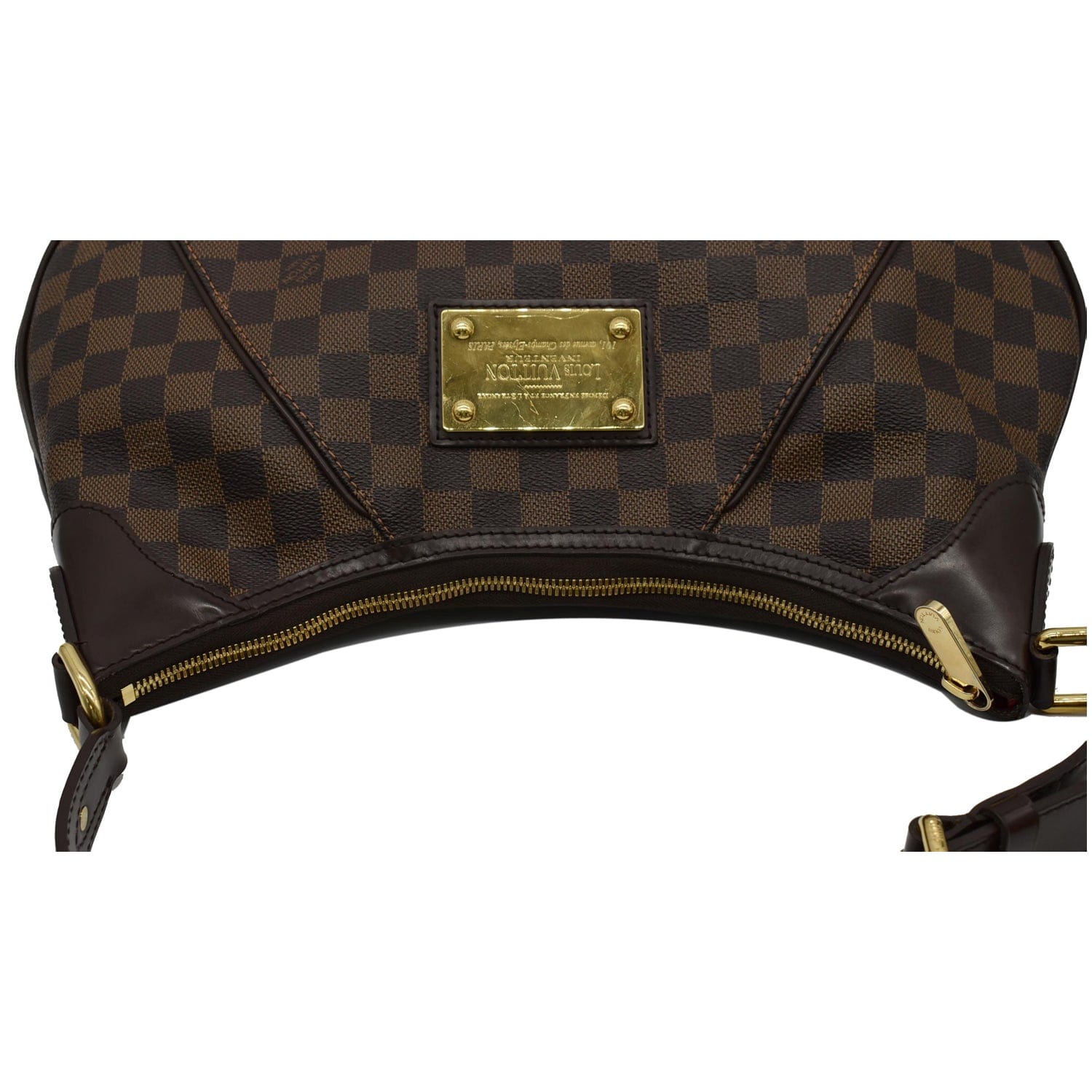 Brown Louis Vuitton Damier Ebene Thames PM Shoulder Bag