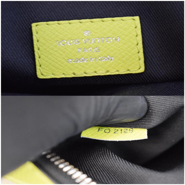 Louis Vuitton Outdoor Taiga Monogram Bahia Messenger - made in Itlay