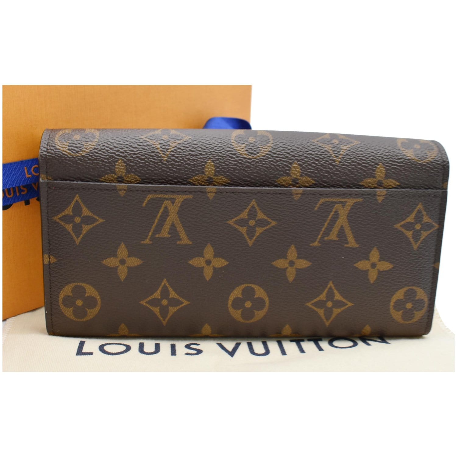 Sarah cloth wallet Louis Vuitton Brown in Cloth - 32192057