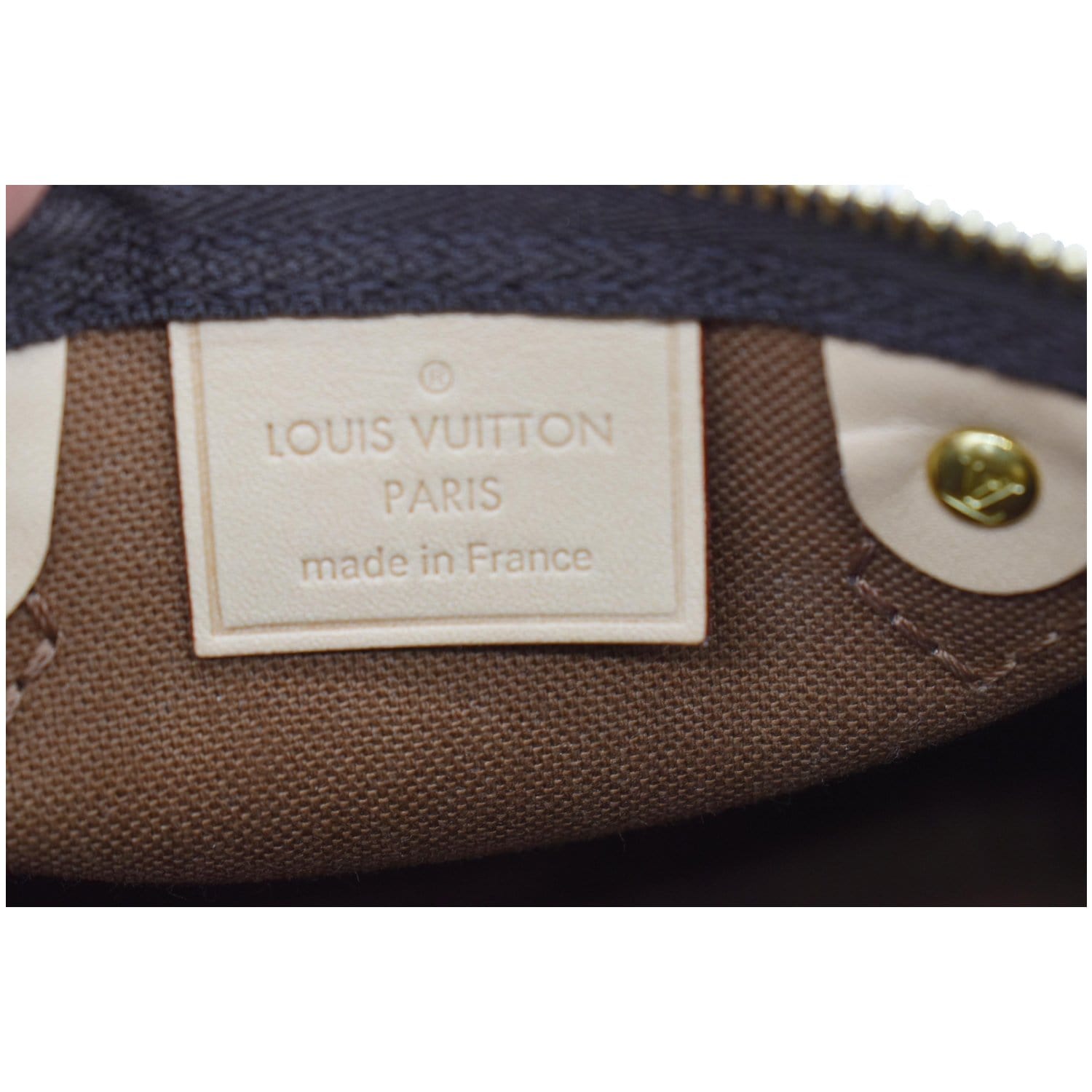 Nano noé cloth crossbody bag Louis Vuitton Brown in Fabric - 24902654