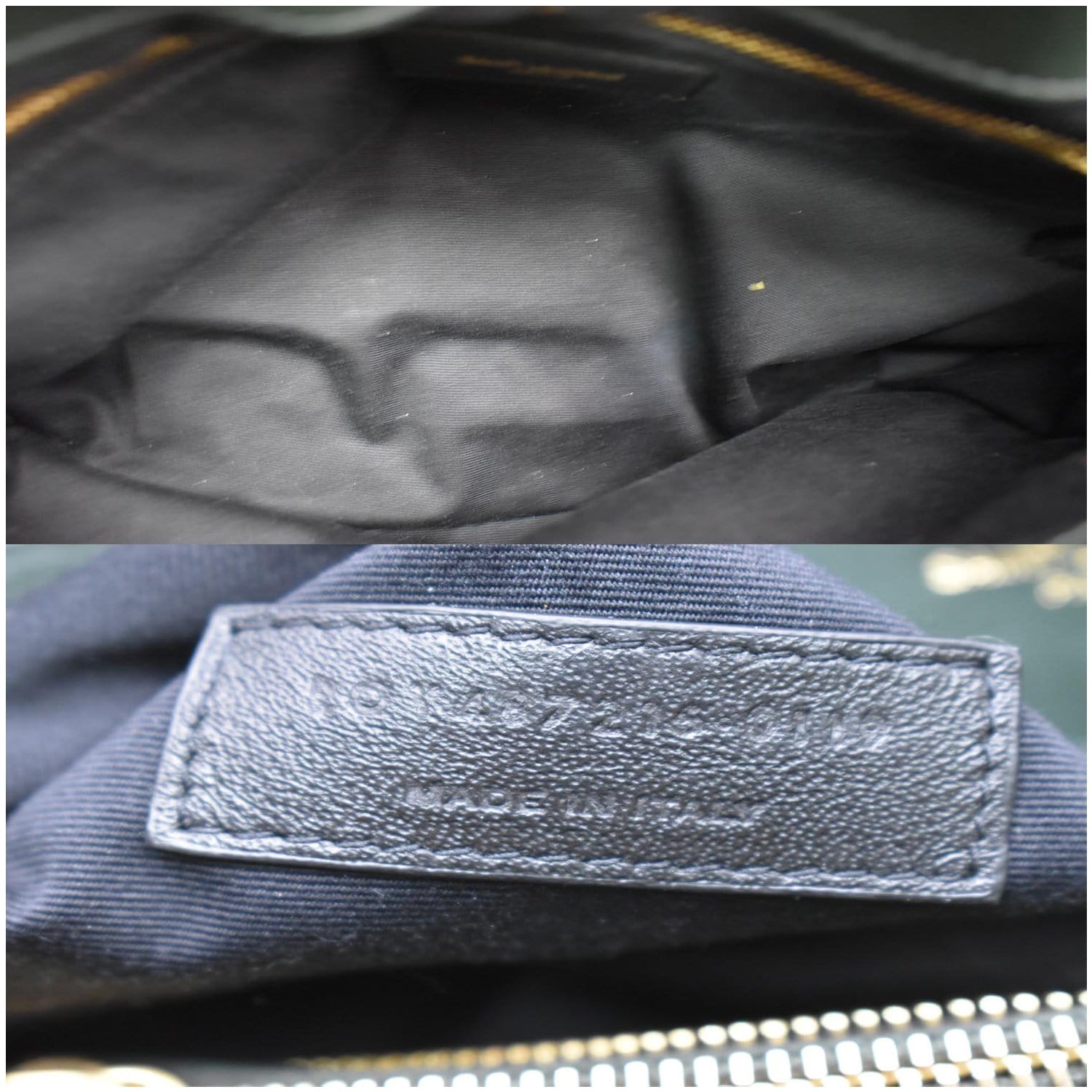 Saint Laurent Dark Beige Monogram Loulou New Matelasse Leather Zip Aro -  MyDesignerly