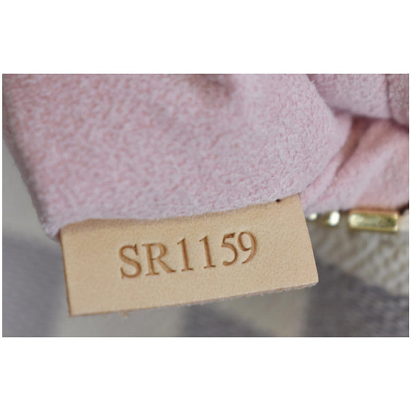 LOUIS VUITTON Sperone BB Damier Azur Backpack Bag White