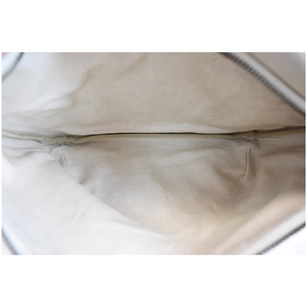 GUCCI Print Leather Medium Belt Waist Bum Bag White 530412