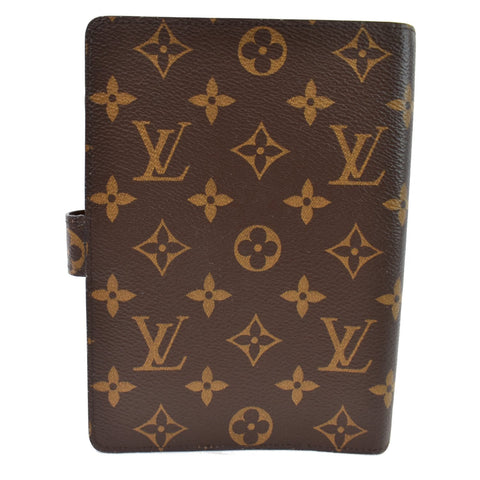 Louis Vuitton Agenda PM Monogram Canvas Planner Cover front side