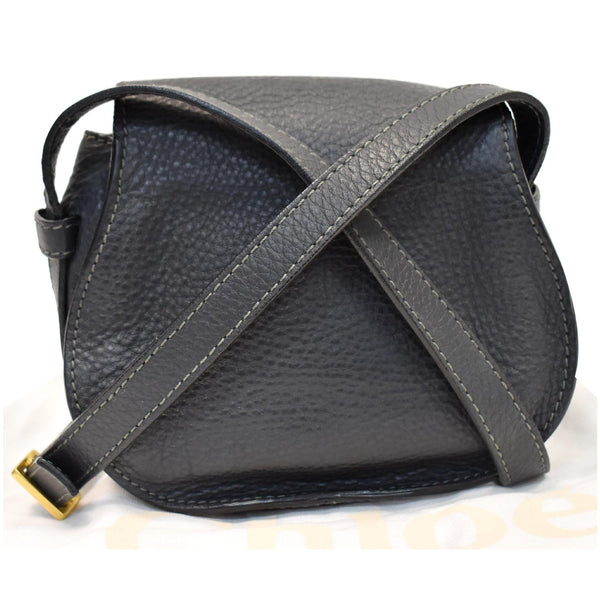 Chloe Mini Marcie Leather Crossbody Strap Bag