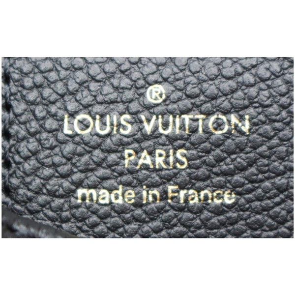 LOUIS VUITTON Metis Pochette Empreinte Leather Shoulder Bag Black