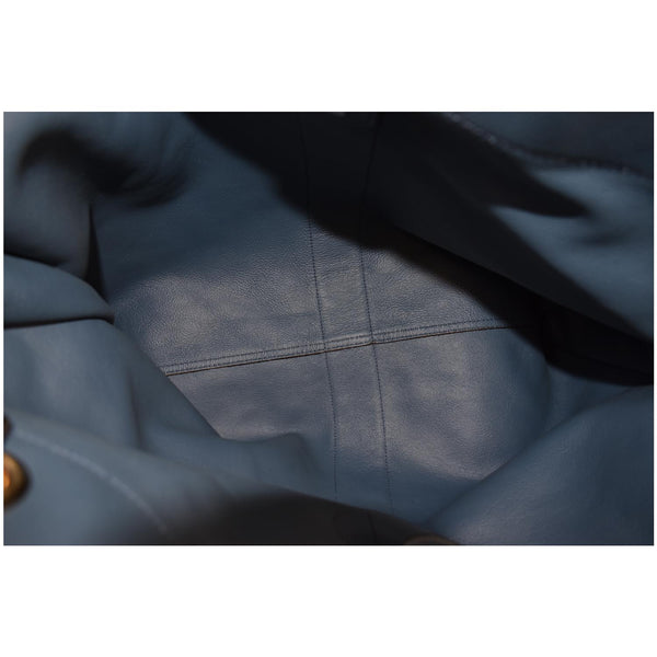Gucci Rajah Large Suede Leather Tote Shoulder Bag - leather interior