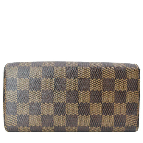 LOUIS VUITTON Sarah Monogram Canvas Wallet Brown