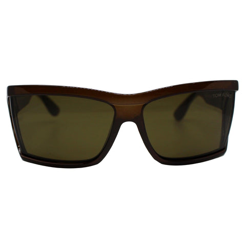Tom Ford FT0401 48E Sasha Sunglasses Brown Lens