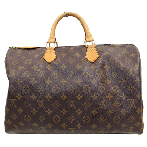 Louis Vuitton Speedy 40 Monogram Canvas Shoulder Bag