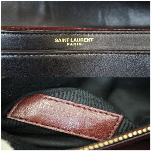 YVES SAINT LAURENT Cassandra Medium Monogram Clasp Shoulder Bag Black