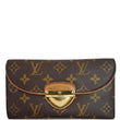 Louis Vuitton Eugenie Monogram Canvas Wallet Brown - logo front view