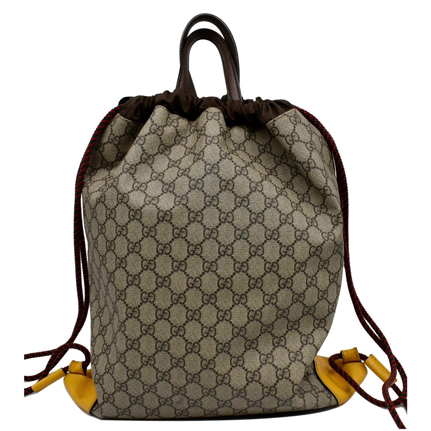 Gucci Neo Vintage Drawstring GG Supreme Canvas Backpack