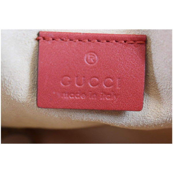 Gucci GG Marmont Matelasse Leather Super Mini Bag made in Italy
