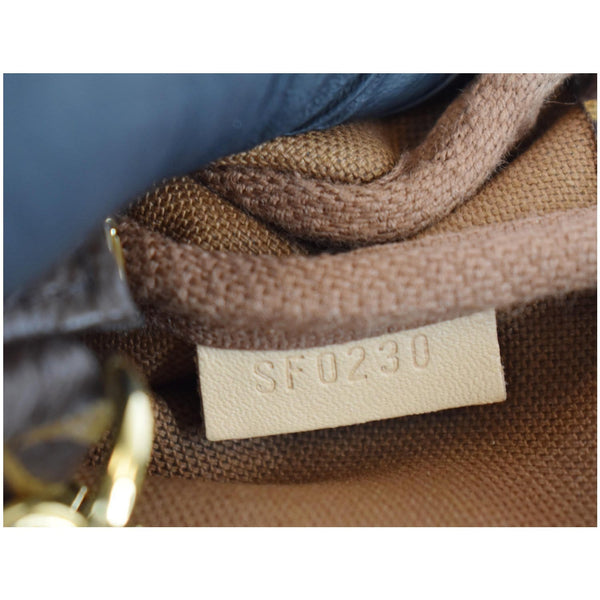Louis Vuitton Mini Pochette Monogram Canvas Pouch - lv bag code SF0230