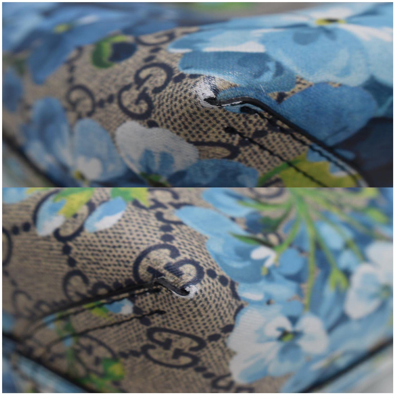 Gucci Reversible Tote GG Blooms Medium Beige/Blue - GB