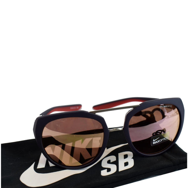 NIKE Flex Motion EV1015 515 54 Unisex Sunglasses Light Brown Rose Gold Lens