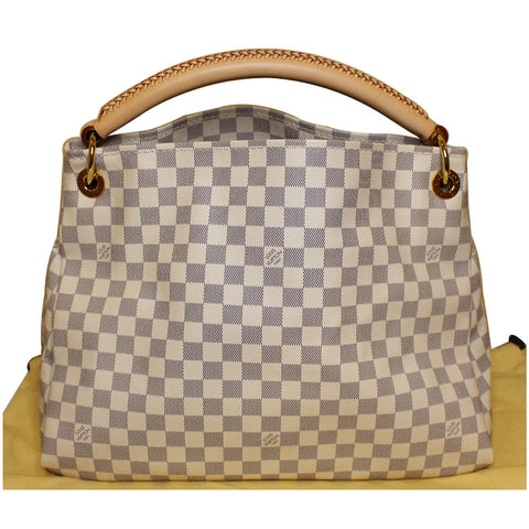 Louis Vuitton Artsy MM Damier Azur White Checkered Bag