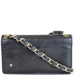 Chanel Camellia Leather Wallet on Chain Shoulder Bag