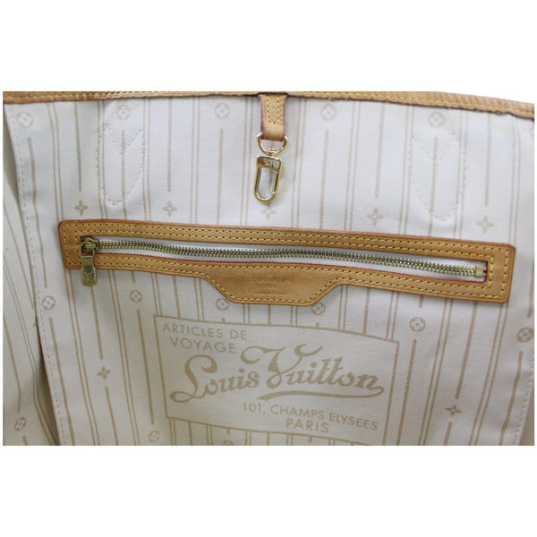 Louis Vuitton Neverfull GM Damier Azur Tote Shoulder - Lv logos