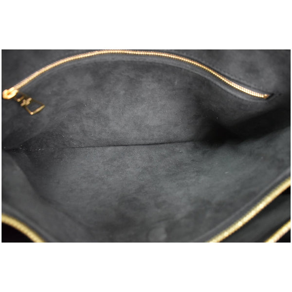 LOUIS VUITTON Soufflot MM Monogram Canvas Shoulder Bag Black