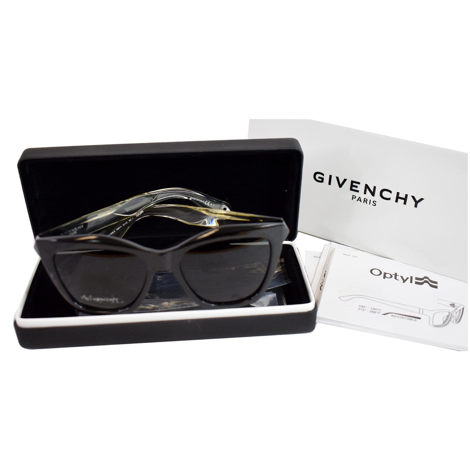 givenchy goggles GIVENCHY GV 7008/S AM3 53 Square Women Black Sunglasses Grey Lens