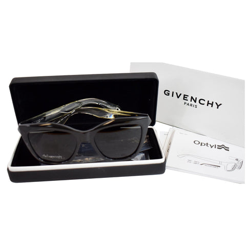 GIVENCHY GV 7008/S AM3 53 Square Women Black Sunglasses Grey Lens