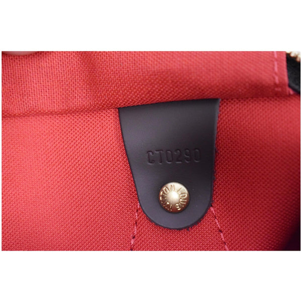 LOUIS VUITTON Speedy 25 Damier Ebene Satchel Bag Brown