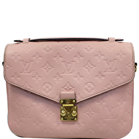 LOUIS VUITTON Metis Pochette Empreinte Leather Crossbody Bag Rose Poudre - 15% OFF