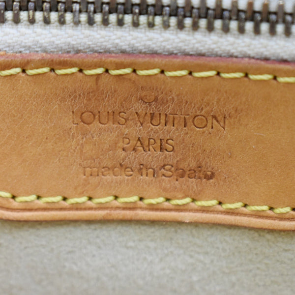 LOUIS VUITTON Hampstead MM Damier Azur Shoulder Bag White