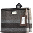 Gucci Web Stripe Wool Scarf Brown 387574 For Women gucci tag