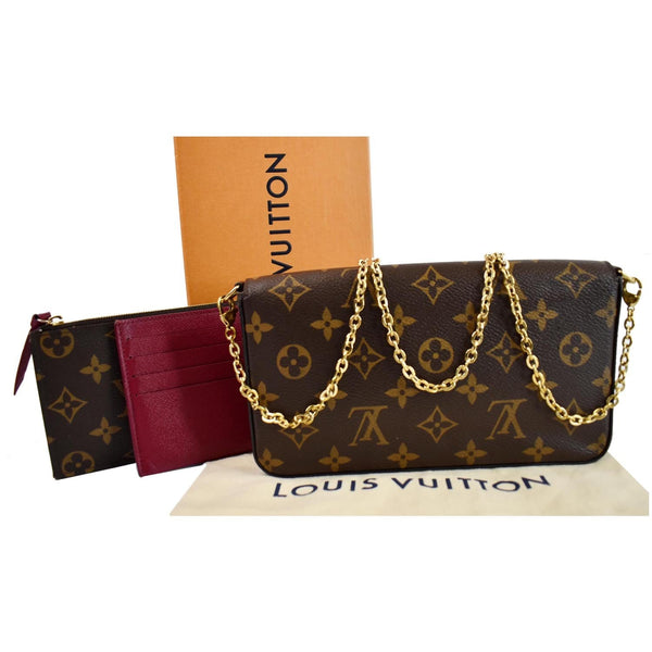 Louis Vuitton Pochette Felicie Monogram Canvas Bag - crossbody chain
