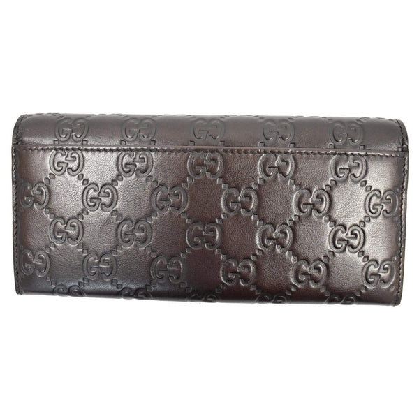 Gucci Guccissima Continental Flap Wallet - sleek design | Shop at DDH