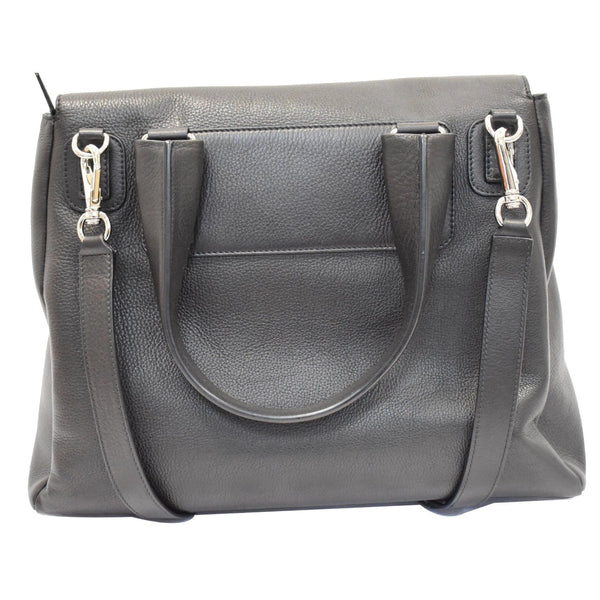 GIVENCHY Pandora Box Medium Grained Leather Shoulder Bag Black