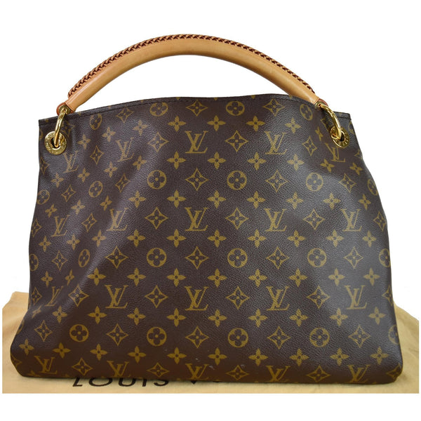 LOUIS VUITTON Artsy MM Monogram Canvas Shoulder Bag Brown