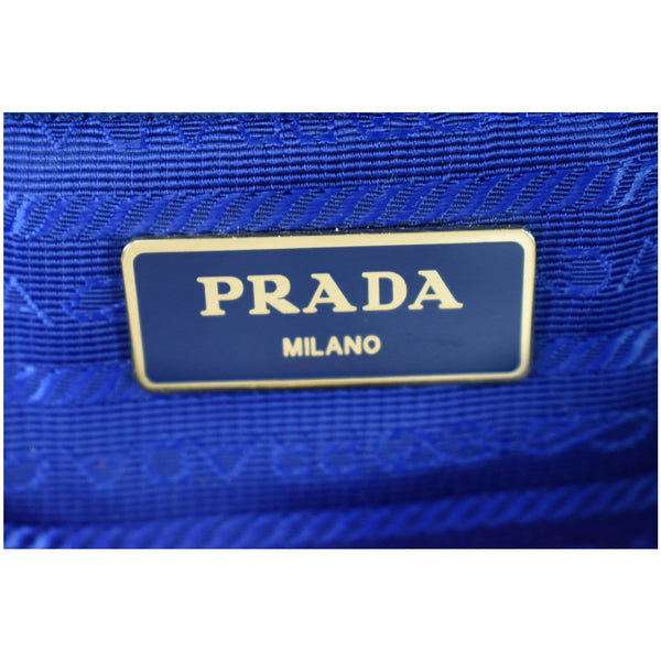 Prada Tessuto Nylon Saffiano Leather Tote Bag - MILANO