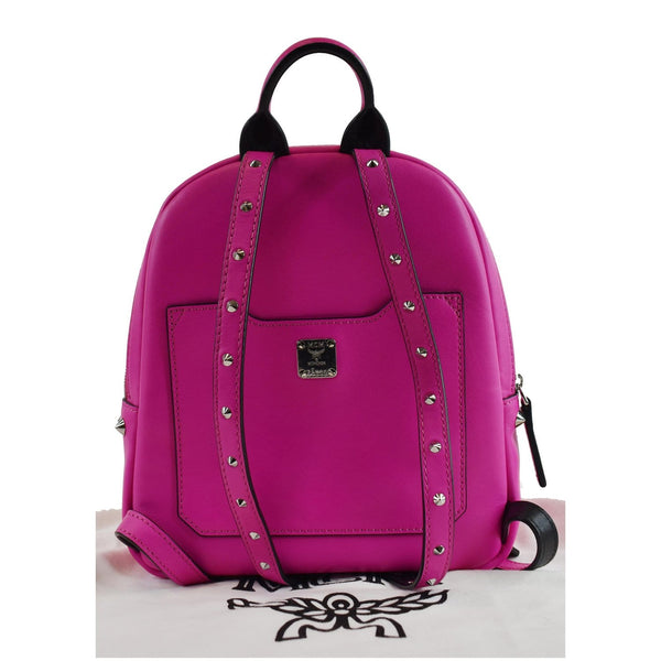 MCM Mini Duchess Polke Studs Backpack shoulder belts